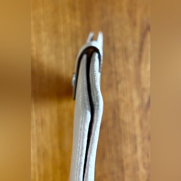 COACH Slim Bifold Wallet | Pearl/Beige Metallic Color | - Picture 7 of 16